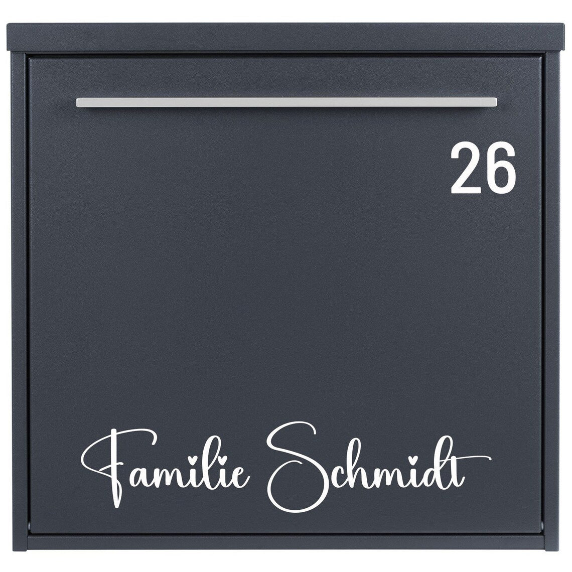 Zahlen-Aufkleber Nr. 1 In Schwarz I Höhe 10 Cm I Selbstklebende Haus-Nummer, Ziffer Zum