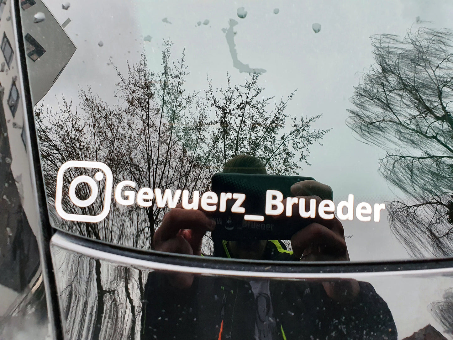 2x Instagram Aufkleber Auto Sticker Wunschtext Tuning Name personalisiert Tuning JDM eigener Name