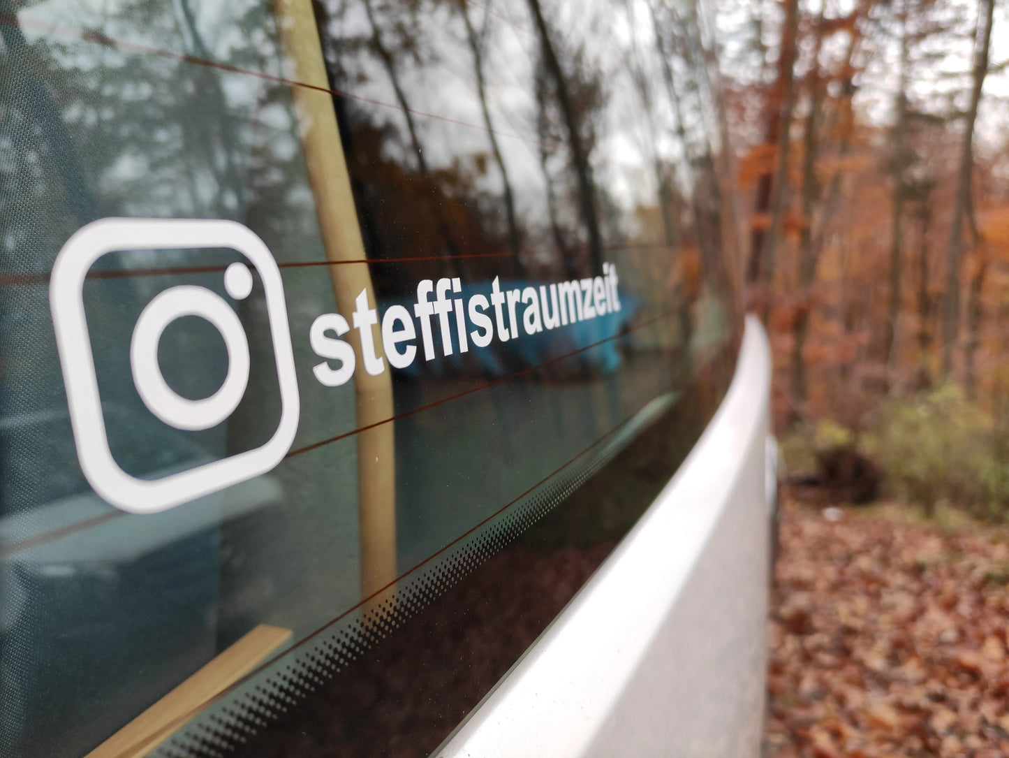 2x Instagram Aufkleber Auto Sticker Wunschtext Tuning Name personalisiert Tuning JDM eigener Name